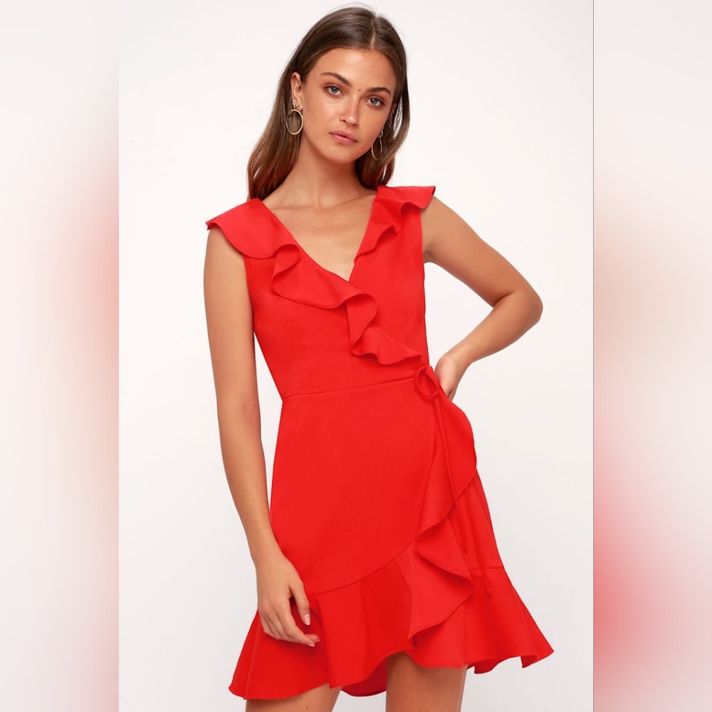 🖤 J.O.A. LA RED MINI DRESS